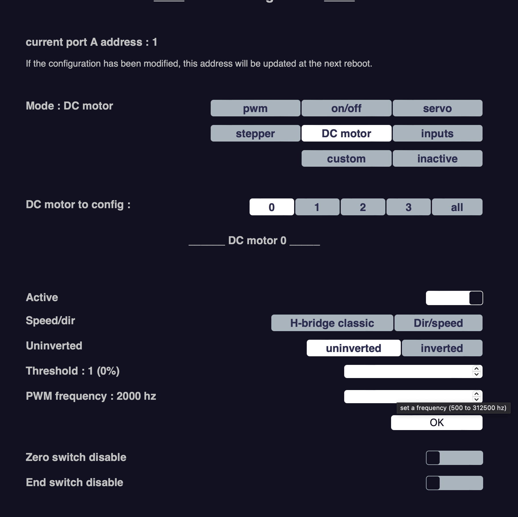 config arp